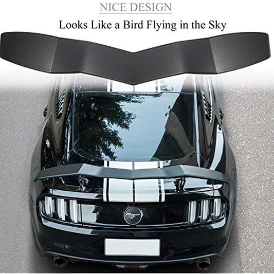 Universal Rear Trunk Wing Spoiler for Ford Mustang, Chevy Camaro, Dodge Charger Challenger, Ford Fusion, Nissan GTR, Coverette C7 in GT Lambo Style