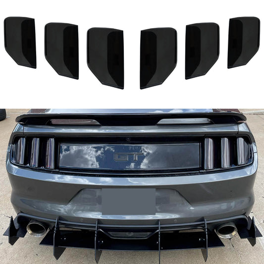 {WildWell}{Ford Taillight Cover}-{Ford Mustang 2015-2017 Tail Light Covers/1}-Front