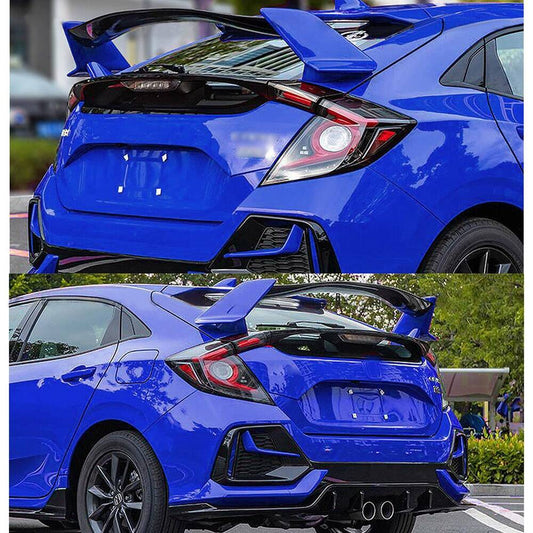 2016-2021 Honda Civic Hatchback Type R Style Rear Trunk Spoiler Wing Painted