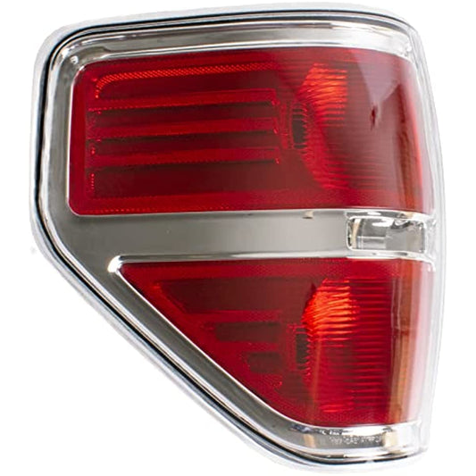 2009 2010 2011 2012 2013 2014 Ford F150 Tail Light Housing - Chrome trim
