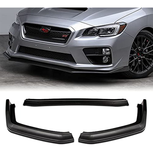 2015-2020 Subaru WRX STI Sedan Front Lip & Side Skirt Extensions Diffuser