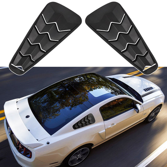 Ford Mustang 2005-2014 Side Window Louvers windshield Sun Shade Cover