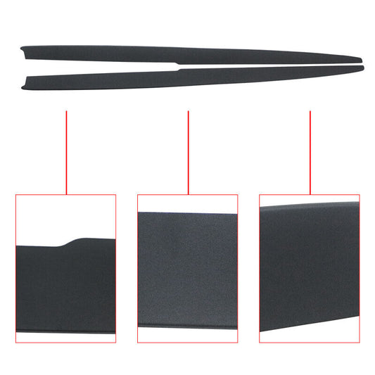 2011-2016 BMW 5 Series F10 528i 535i 550i Extension Side Skirts Matte Black