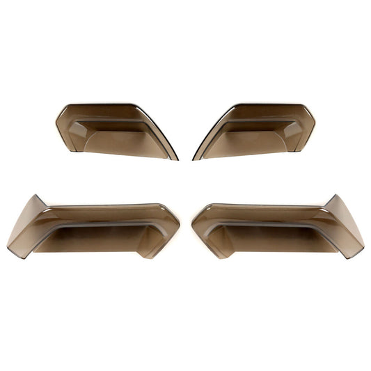 2014-2019 C7 Corvette Rear Tail Light Blackouts Lens Kit Taillight Smoked MOLDED