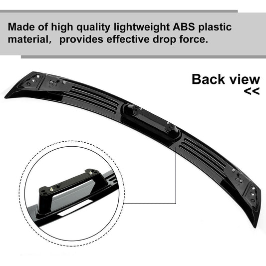 2015-2022 Ford Mustang S550 GT Style 2-Door Rear Trunk Spoiler Wing Gloss Black