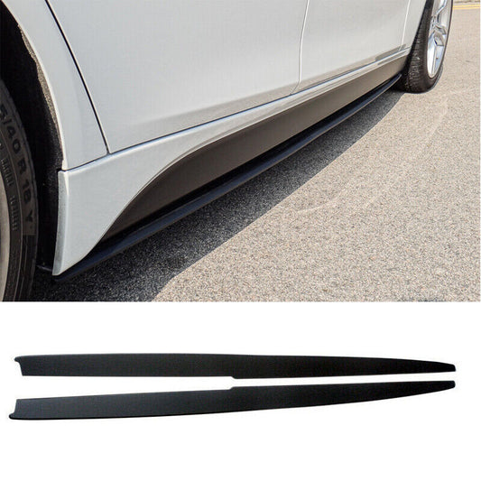 2012-2018 BMW F30 Sedan M Sport Side Skirts For Matte Black