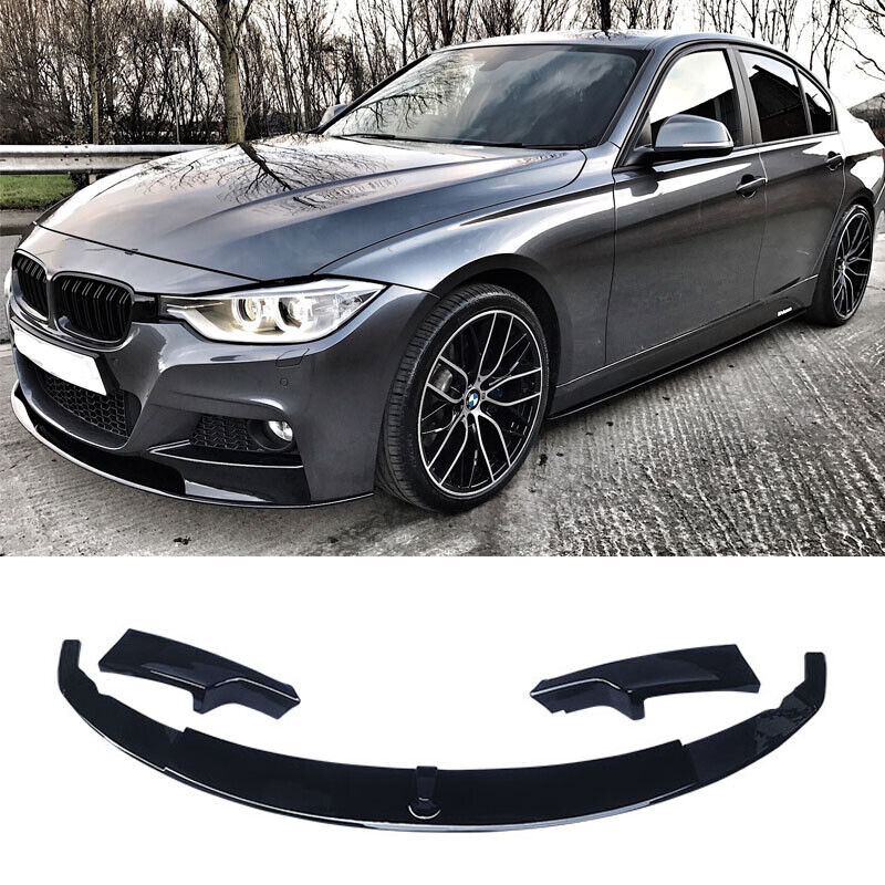 BMW 3 Series F30 Front Splitter Gloss Black Maxton Style – Carbon BMW 3 Series F30 Front Splitter Gloss Black Maxton Style – Carbon