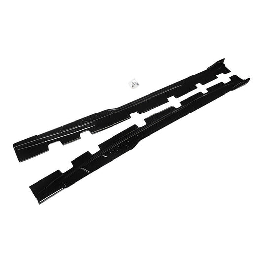 Dodge Charger 2011-2018 RT 11-23 SXT Side Skirts Extension Lip GLOSS BLACK