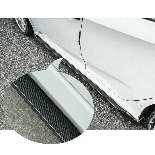 2016-2021 Honda Civic Sedan Hatckback Carbon Look Side Skirts Extension