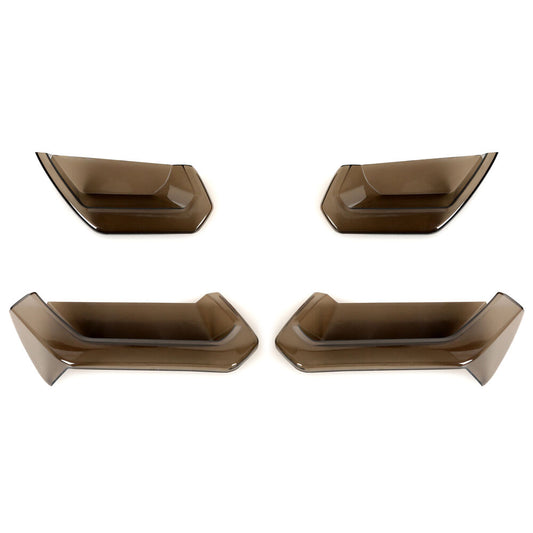 2014-2019 C7 Corvette Rear Tail Light Blackouts Lens Kit Taillight Smoked MOLDED