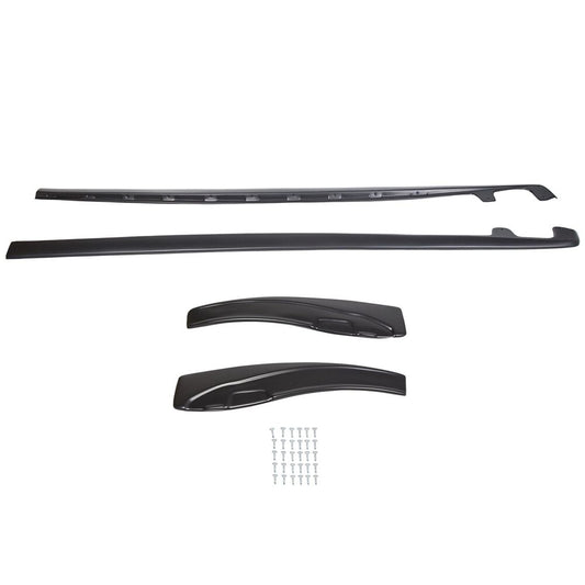 2005-2013 Corvette C6 Z06 ZR1 Style PP Side Skirts Rocker Panels Mud Flaps