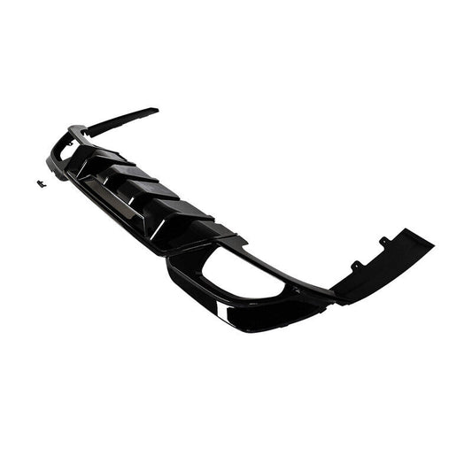 2019-2022 BMW 3 Series G20 330i M340i Sport Rear Bumper Diffuser Gloss Black
