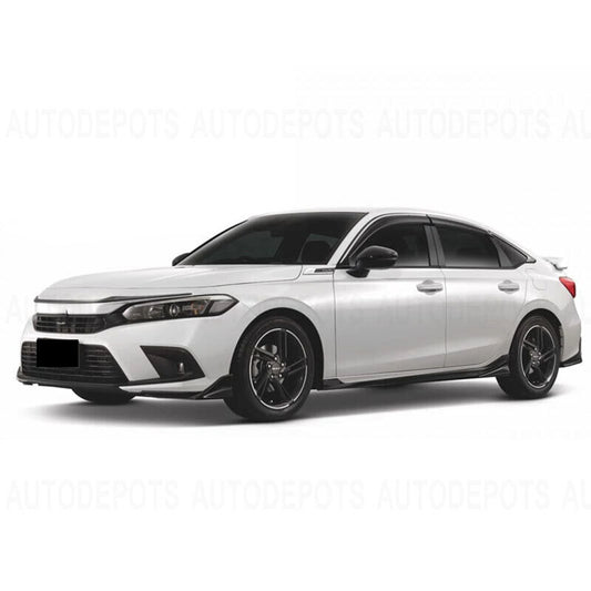 2022 2023 Honda Civic Sedan Hatchback Gloss Black Side Skirt Extension 2PCS