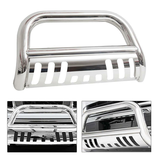 2004-2017 Ford F150 Chrome Stainless Front Bull Bar Bumper Grille Push Guard