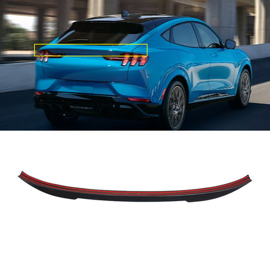 2021 2022 Mustang Mach-E 4Door Spoiler Rear Trunk Wing Glossy Black