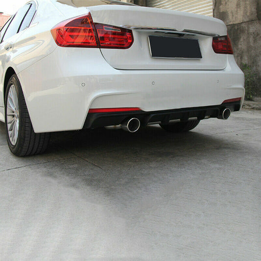 2012-2018 BMW F30 F31 MP Style M Sport Rear Bumper Diffuser Lip Matte Black