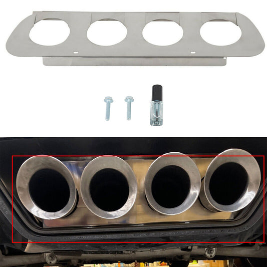2014-2019 C7 Corvette Z06 Stainless Steel Rear Lower Bumper Filler Panel