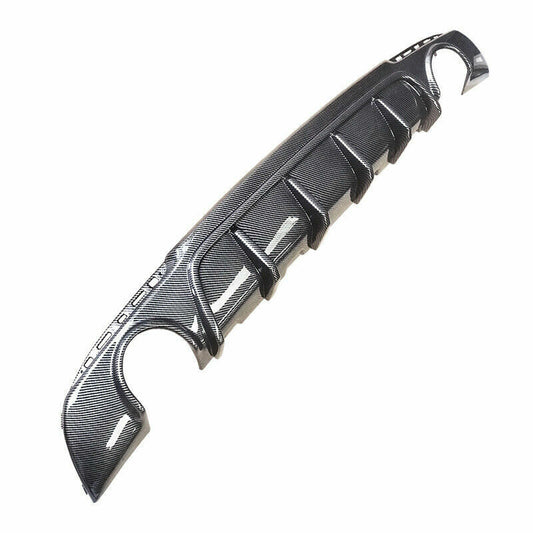 2015-2023 Chrysler 300 SRT Rear Bumper Lip Shark Fin Diffuser Carbon