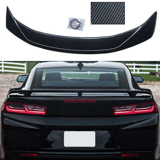 2016-2023 Camaro RS SS LT ZL1 Carbon Fiber Style Rear Trunk Spoiler Wing