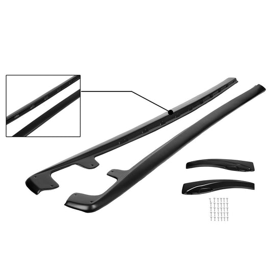 Corvette C6 Z06 Wide 2005-2013 ZR1 Style PP Side Skirts Rocker Panels Mud Flaps