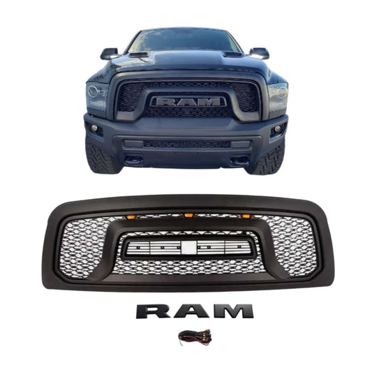 {WildWell}{Dodge Grill}-{Dodge RAM1500 Grill 2014-2018/1}-Front