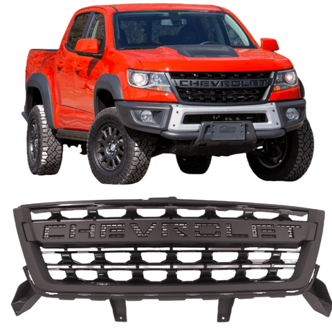 {WildWell}{ Chevrolet Grille}-{ Chevrolet Colorado Grille 2015-2020/2}-Front