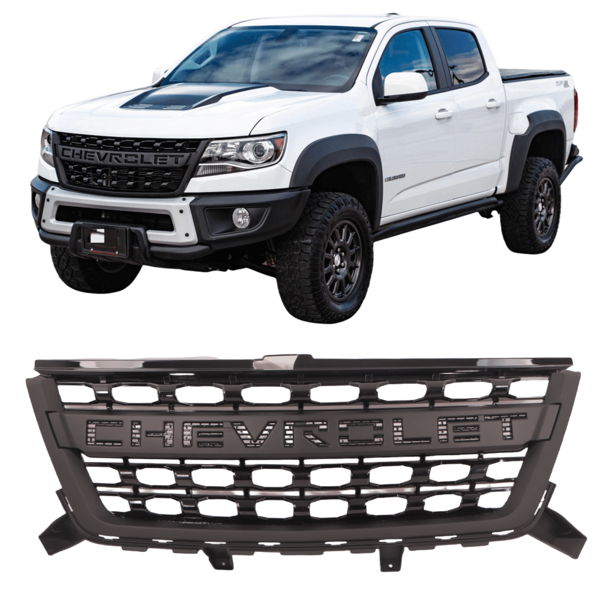 2015-2020 Chevrolet Colorado Grill Black