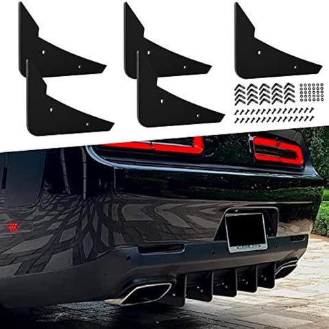 Dodge Challenger 2015-2022 Rear Bumper Diffuser Shark Fin