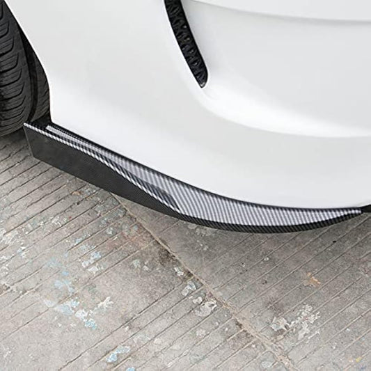 Dodge Charger 2015-2021 Rear Spoiler Bumpers Lip Diffuser Splitter Protector(Black Carbon Fiber)