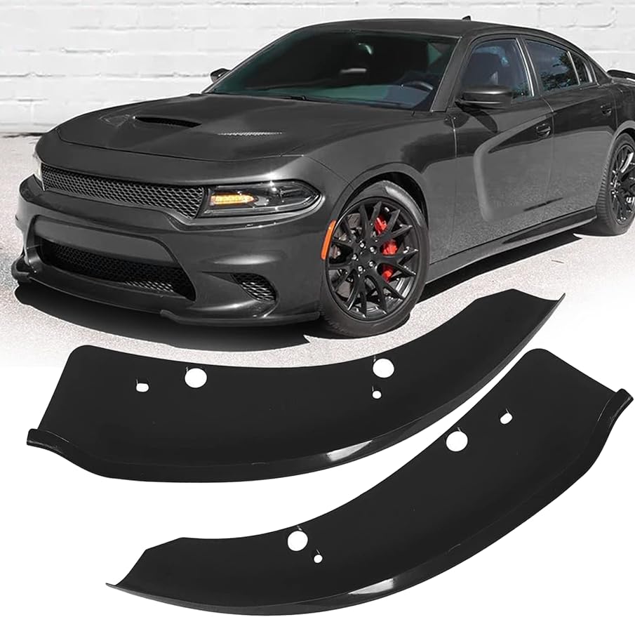 Dodge Charger 2015-2021 Front Bumper Lip Splitter Protector Compatible with Hellcat/SRT 392 / Scat Pack/RT Scat Pack/GT/RT