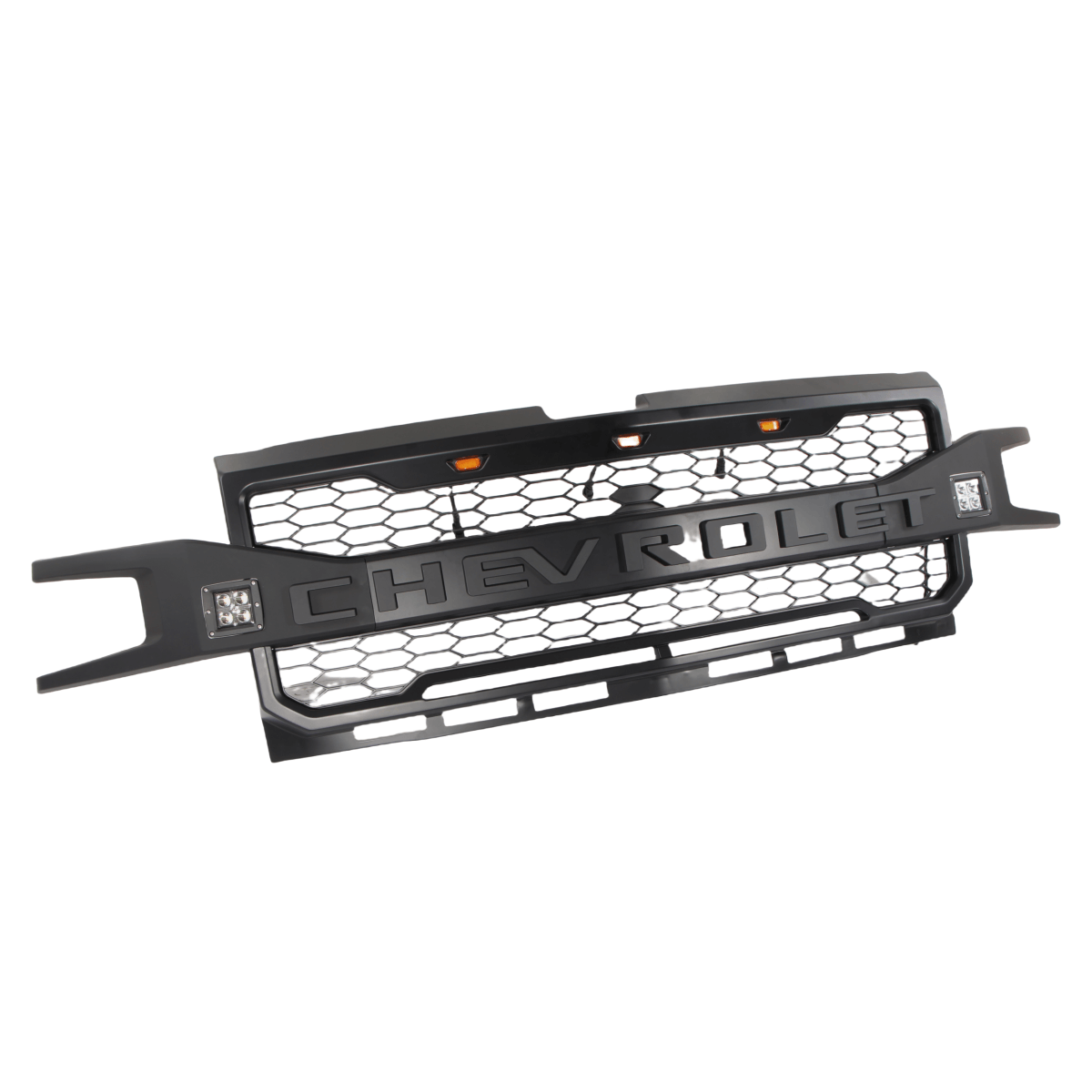 {WildWell}{ Chevrolet Grille}-{ Chevrolet Silverado Grille 2019-2020/3}-left