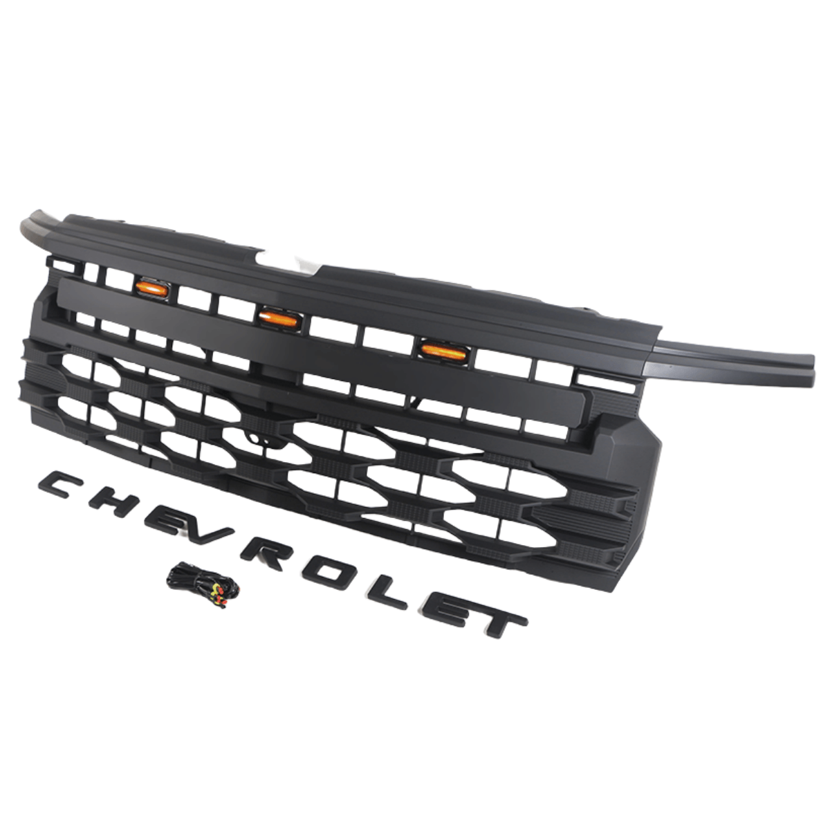 6 piezas de luces LED para parrilla para 2025 2024 Chevrolet Silverado 6 piezas de luces LED para parrilla para 2025 2024 Chevrolet Silverado