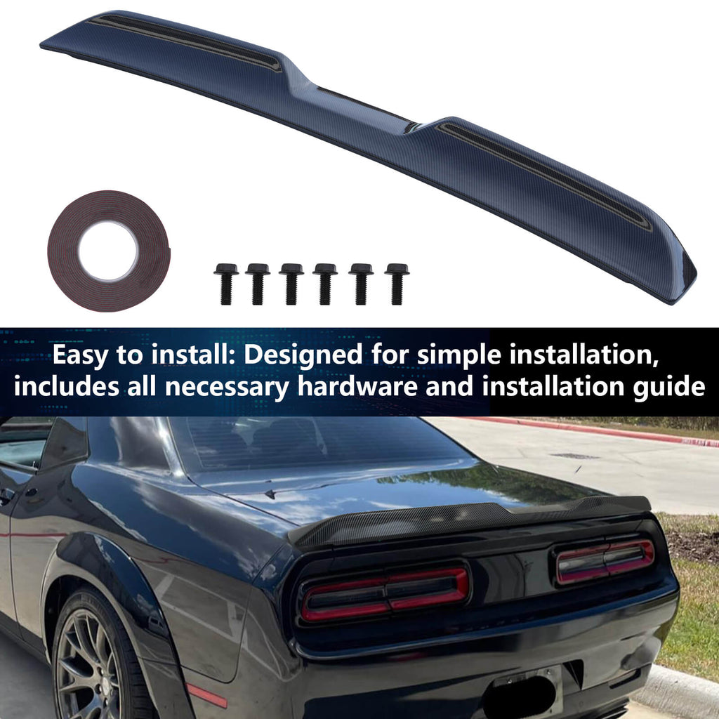 Dodge Challenger Spoiler 2008-2017 2Door Coupe Demon Style Without Cam