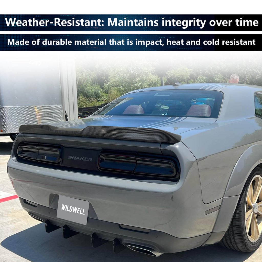 Dodge Challenger Spoiler 2008-2017 2Door Coupe Demon Style Without Cam