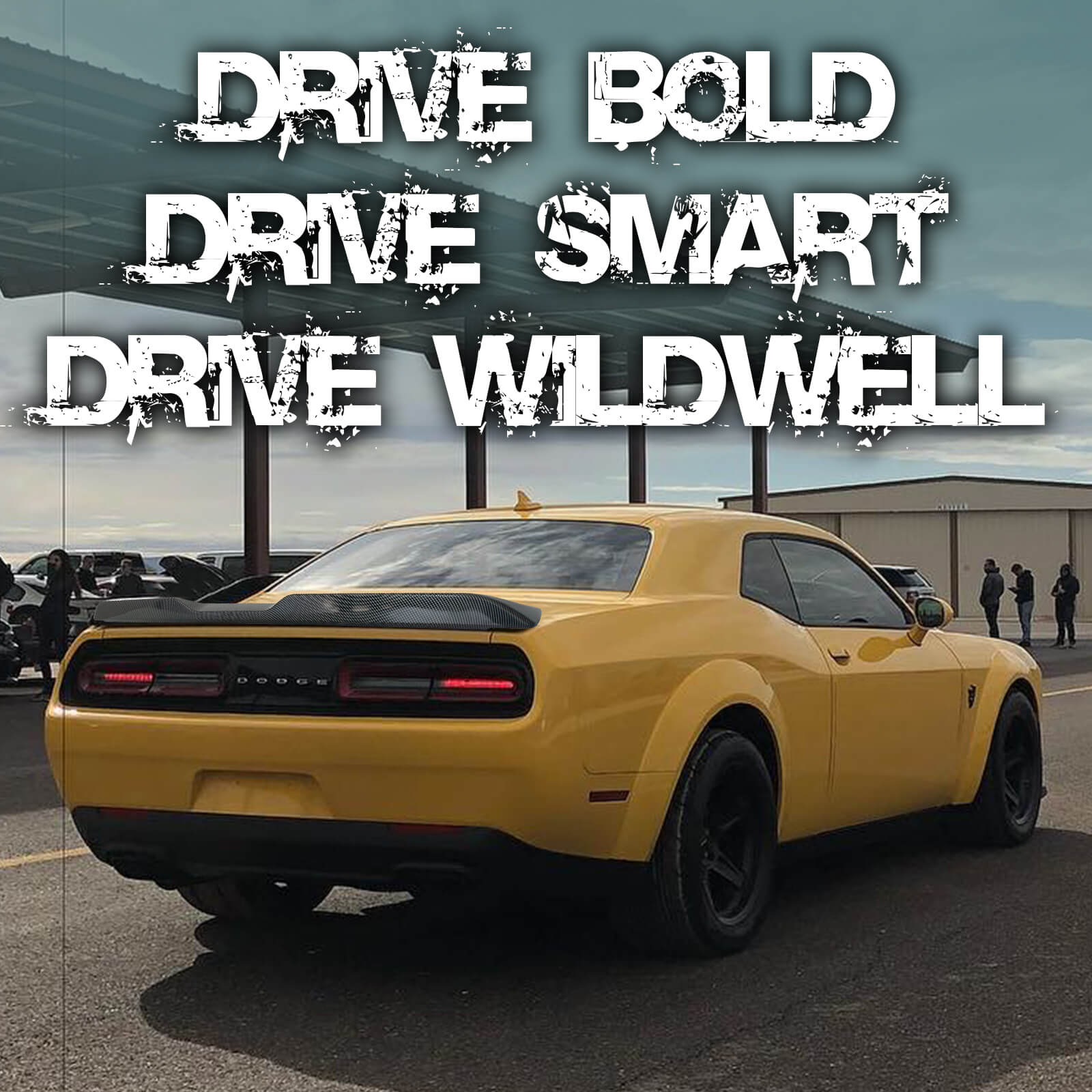 thumbnail image 2 of Custom Painted Demon Style Spoiler For Dodge Challenger 2008-2014 - TSC Fiberglass, Any Color 2 of 6