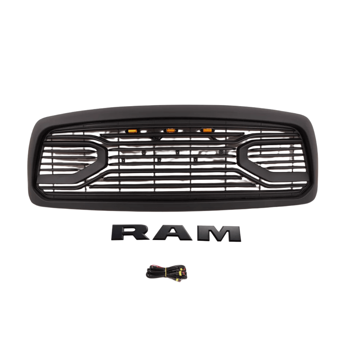 {WildWell}{Dodge Grill}-{Dodge RAM 1500 Grill 2002-2005/3}-Front