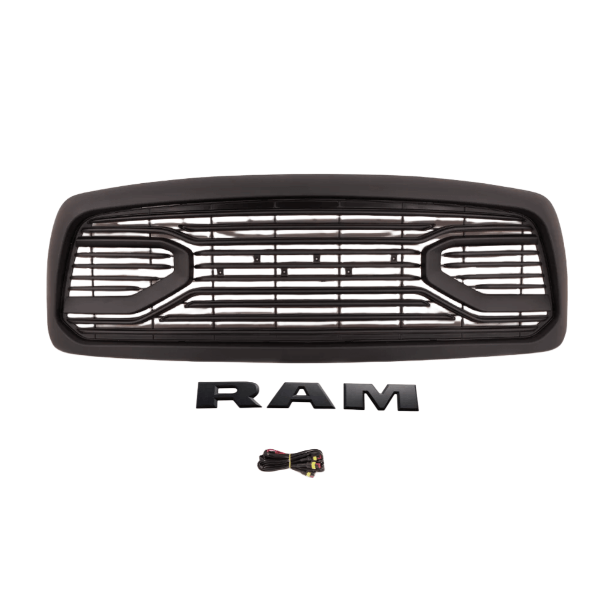 {WildWell}{Dodge Grill}-{Dodge RAM 1500 Grill 2002-2005/4}-Front
