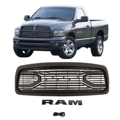 {WildWell}{Dodge Grill}-{Dodge RAM 1500 Grill 2002-2005/2}-Front