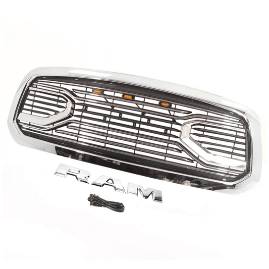 {WildWell}{Dodge Grill}-{Dodge RAM 1500 Grill 2014-2018/4}-Right