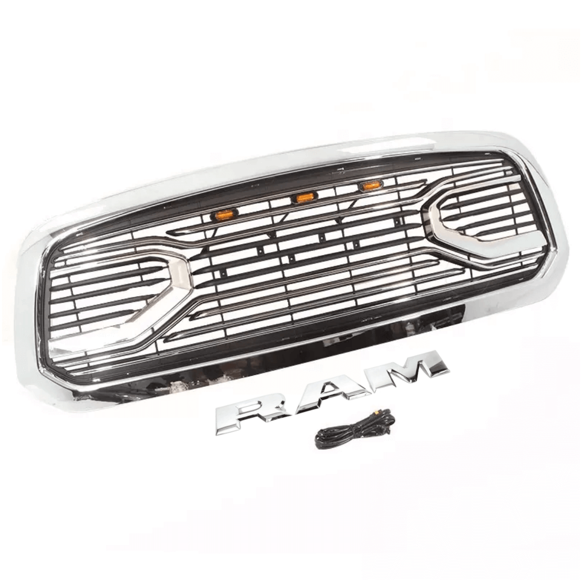 {WildWell}{Dodge Grill}-{Dodge RAM 1500 Grill 2014-2018/5}-Left