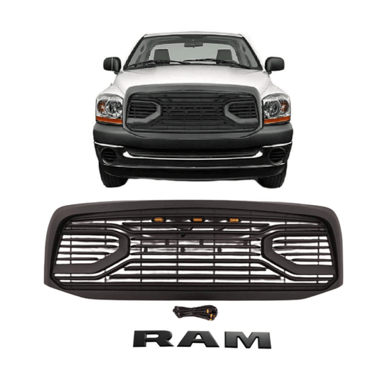 {WildWell}{Dodge Grill}-{Dodge RAM 1500 Grill 2006-2008/1}-Front