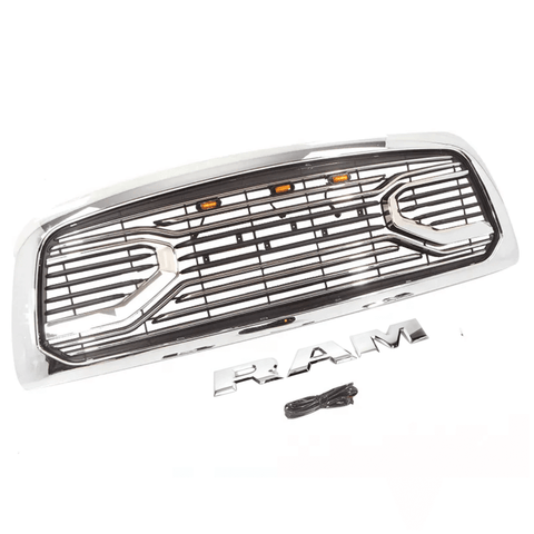 {WildWell}{Dodge Grill}-{Dodge RAM 2500 3500 Grill 2010-2019/2}-Left