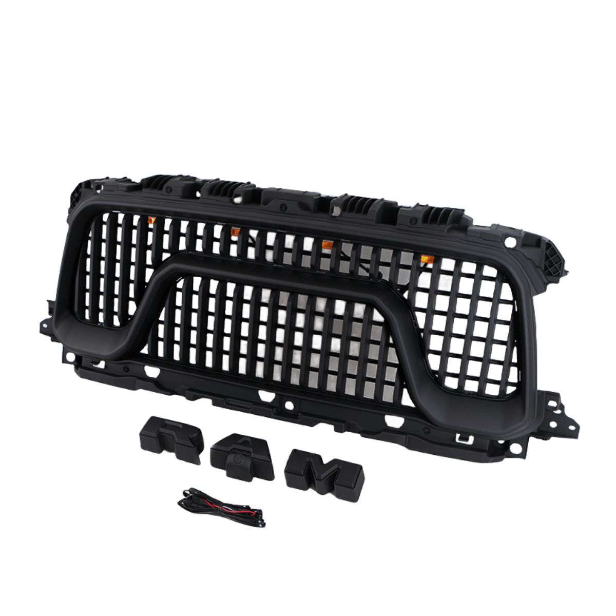 {WildWell}{Dodge Grill}-{Dodge RAM 2500 3500 Grill 2019-2023/8}-right