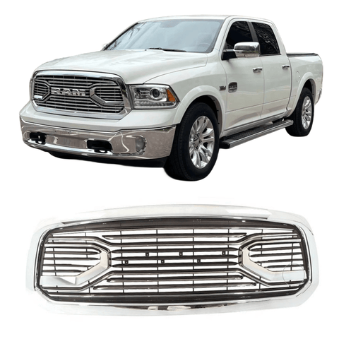 {WildWell}{Dodge Grill}-{Dodge RAM 1500 Grill 2013-2018/1}-Front