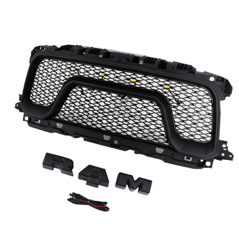 {WildWell}{Dodge Grill}-{Dodge RAM 2500 3500 Grill 2019-2023/5}-right
