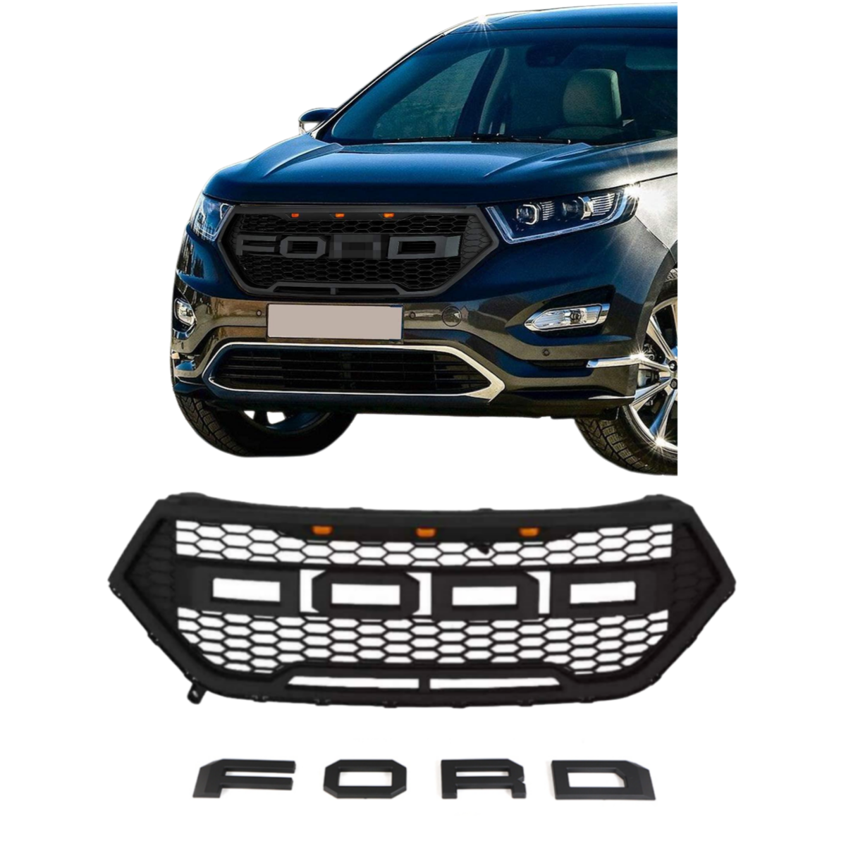 {WildWell}{Ford Grill}-{Ford Edge Grill 2016-2018/2}-Front