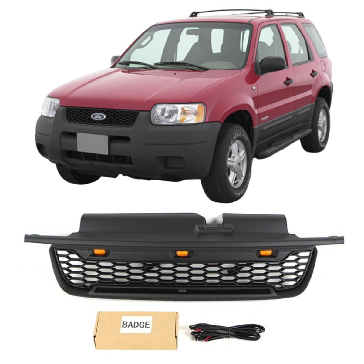 {WildWell}{Ford Grill}-{Ford Escape Grill 2001-2004/1}-Front