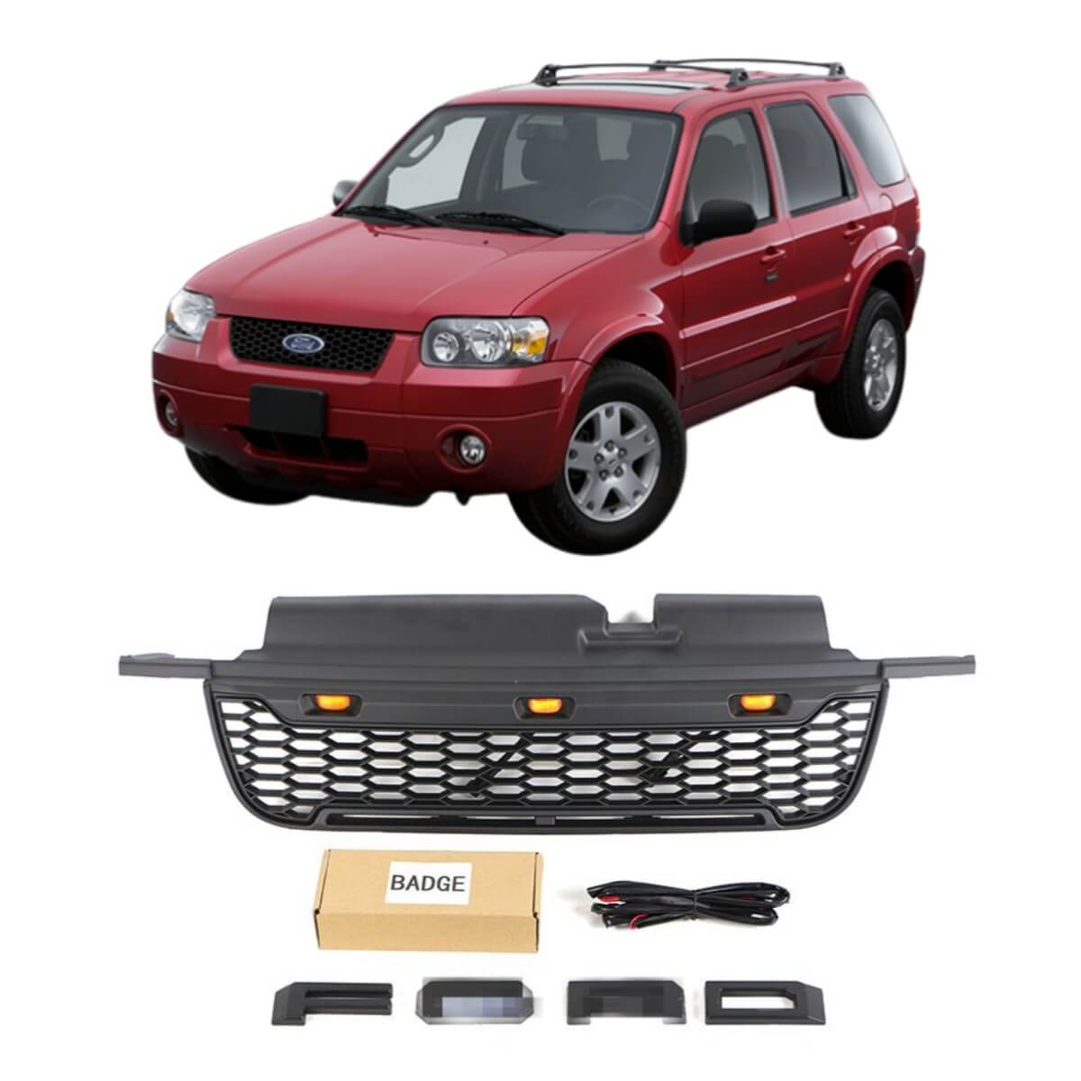 {WildWell}{Ford Grill}-{Ford Escape Grill 2005-2007/2}-Front