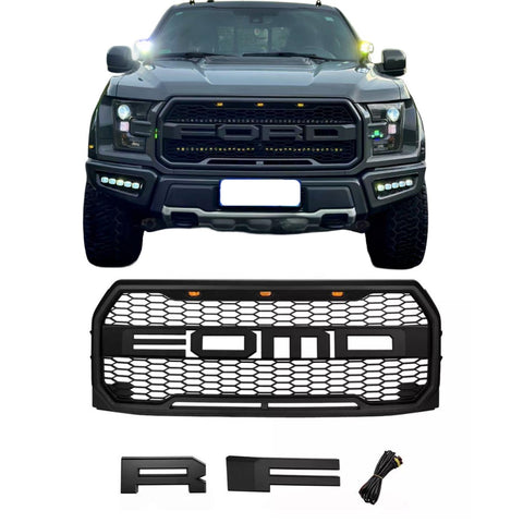 {WildWell}{Ford Grill}-{Ford F150 Grill 2015-2017/7}-Front