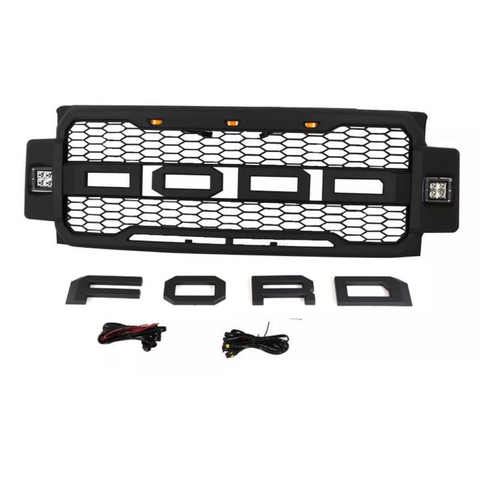 {WildWell}{Ford Grill}-{Ford F250 F350 F450 Grill 2017-2019/7}-Front